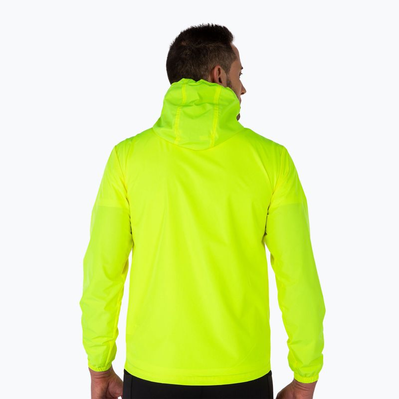 Geacă de alergat pentru bărbați Joma Elite VIII Raincoat galbenă 102235.060 3