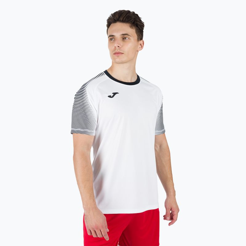 Tricou de antrenament pentru bărbați Joma Hispa III alb 101899