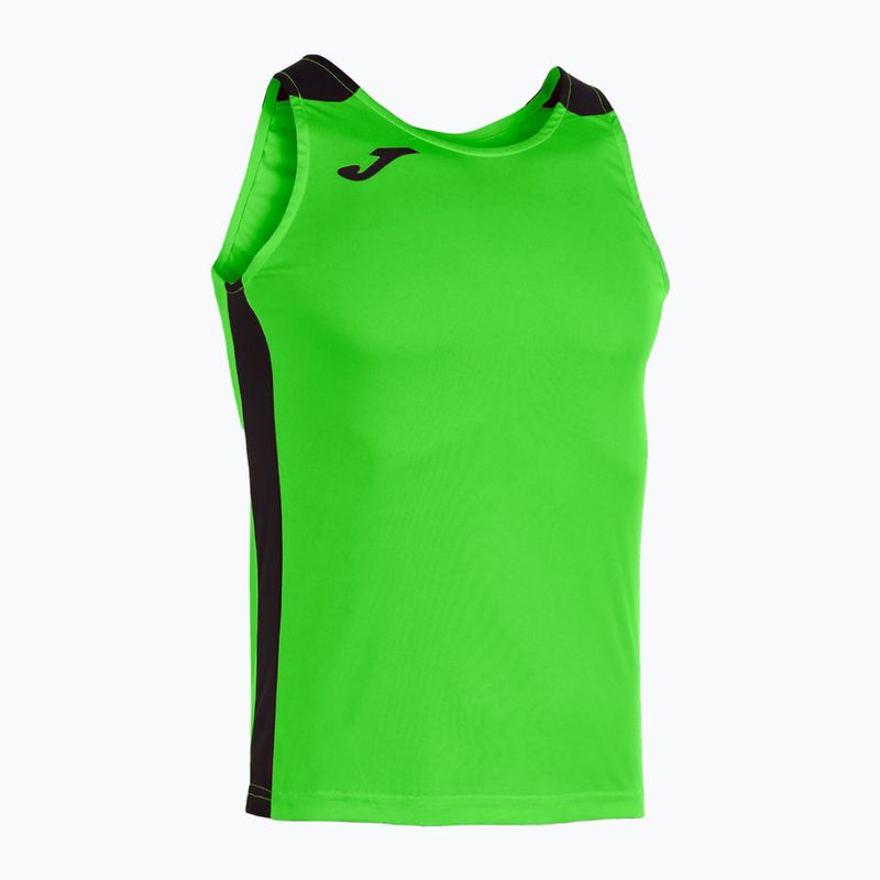 Tricou de alergare pentru bărbați Joma Record II Tank Top fluor green/black 8