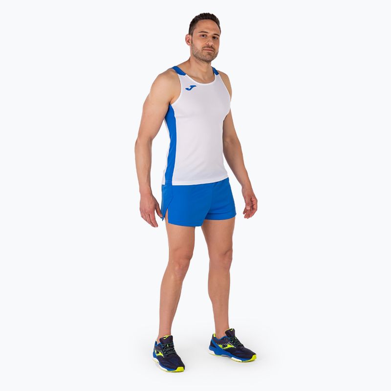 Top de alergat pentru bărbați Joma Record II white/royal 7