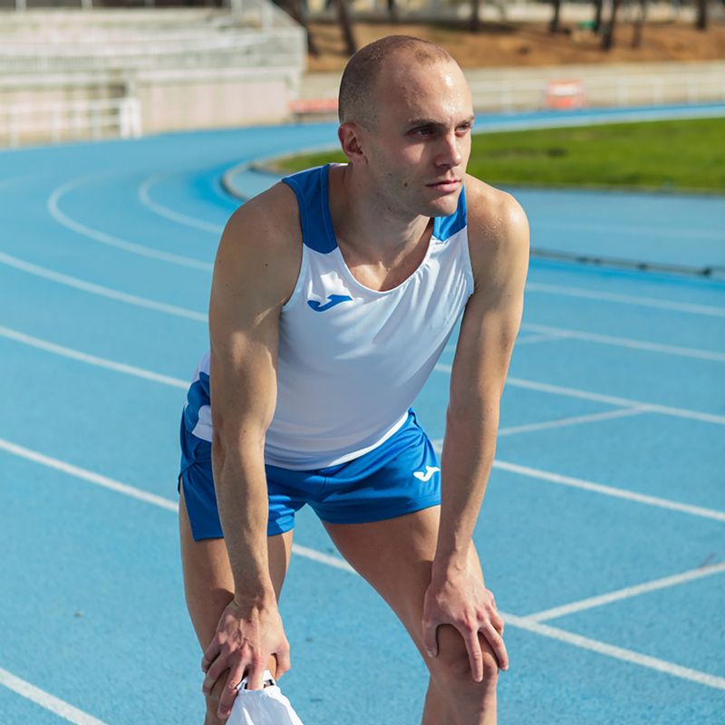 Top de alergat pentru bărbați Joma Record II white/royal 10