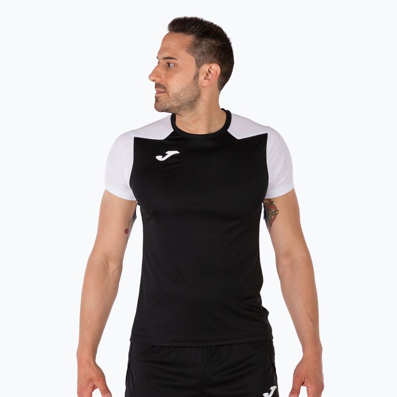 Tricou de alergare Joma Record II negru/alb pentru bărbați