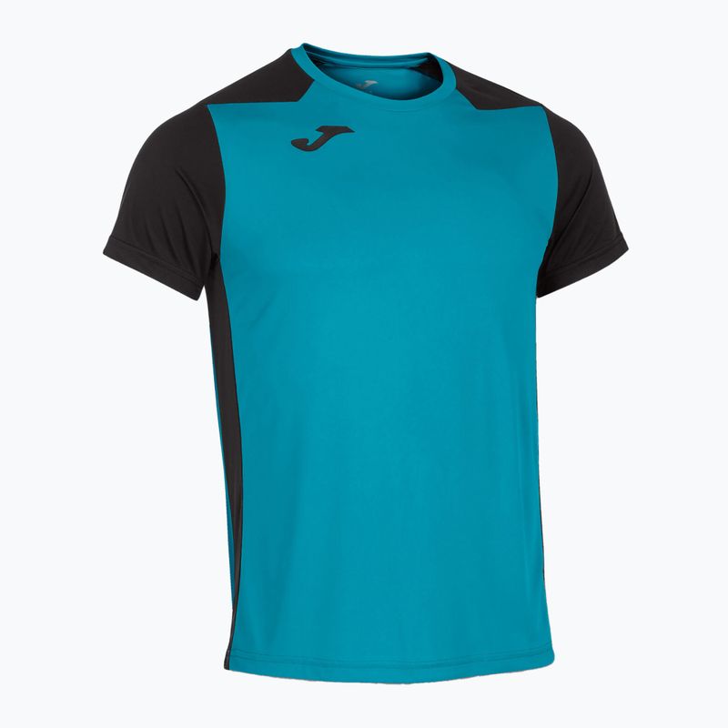 Tricou de alergare pentru bărbați Joma Record II turcoaz negru 9