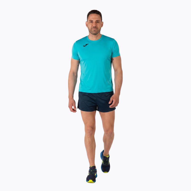 Tricou de alergare pentru bărbați Joma Record II fluor turcoaz 13