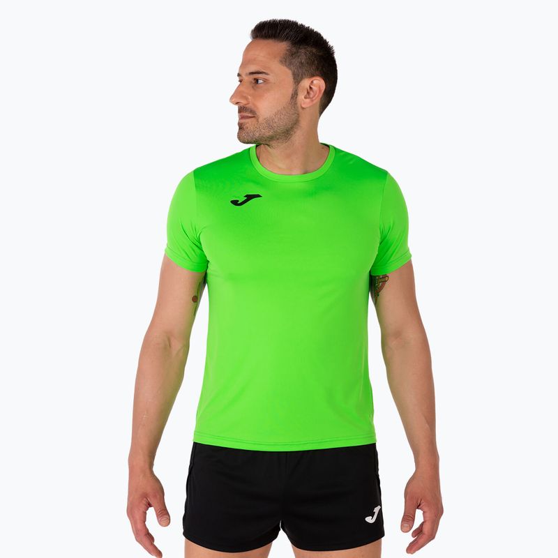 Tricou de alergare pentru bărbați Joma Record II fluor verde
