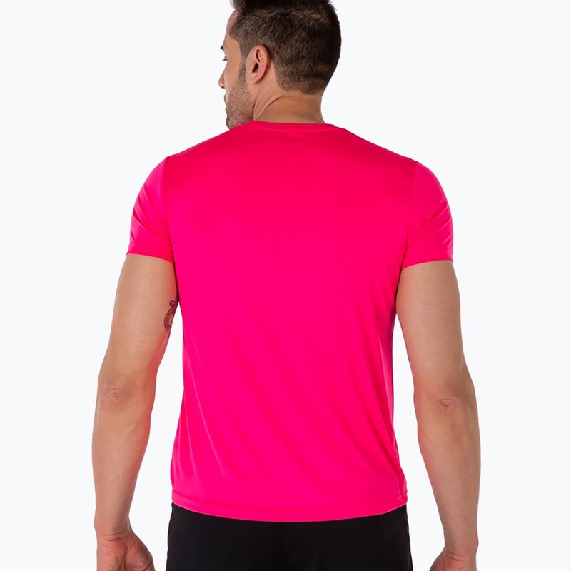 Tricou de alergare pentru bărbați Joma Record II fluor pink 2
