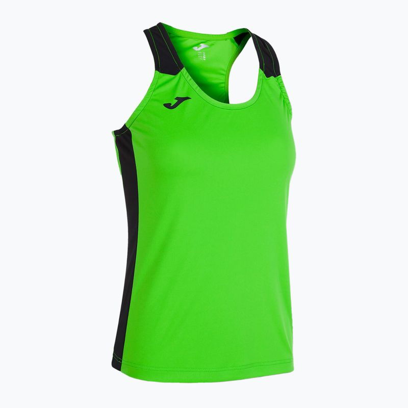 Tricou de alergare pentru femei Joma Record II Tank Top fluor green/black 7
