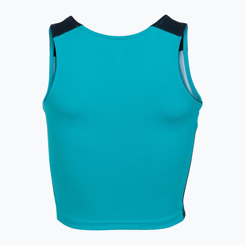 Tricou de alergare pentru femei  Joma Record II Top turquoise/navy 2