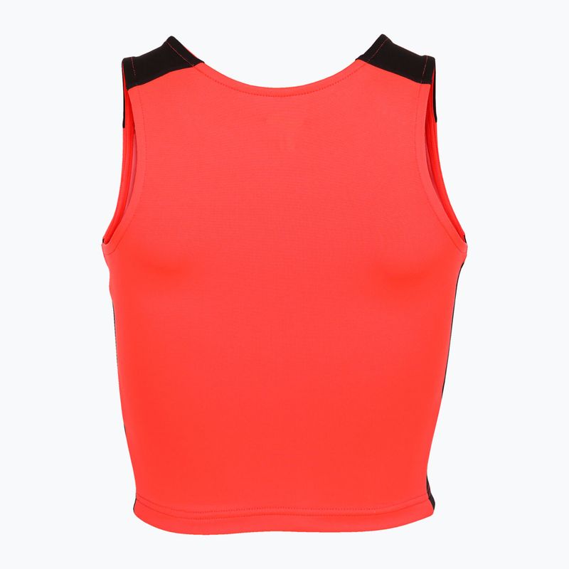 Tricou de alergare pentru femei  Joma Record II Top fluor coral/black 2