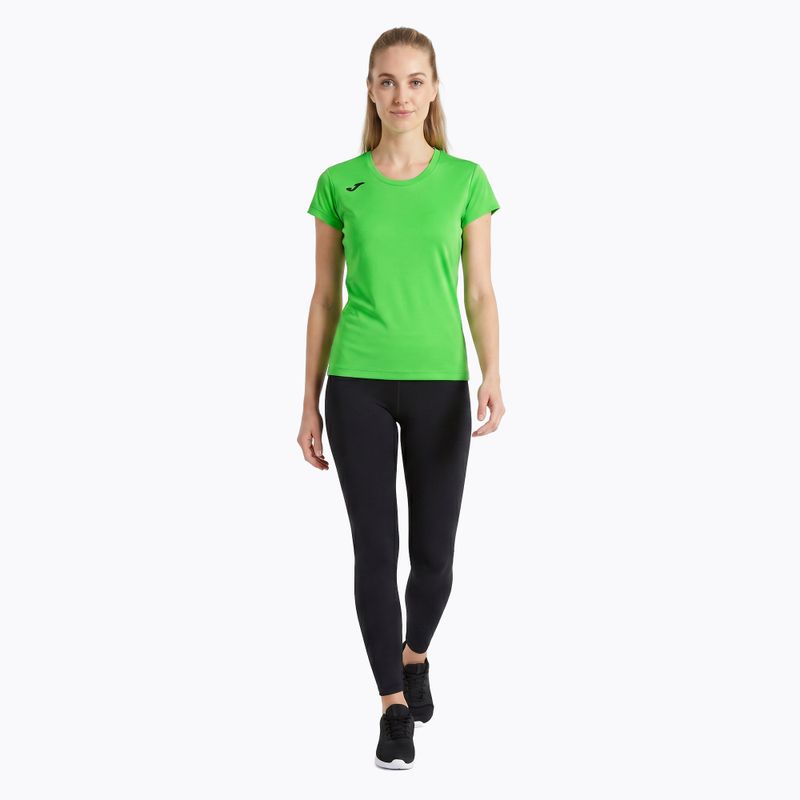 Tricou de alergare pentru femei  Joma Record II fluor green 2