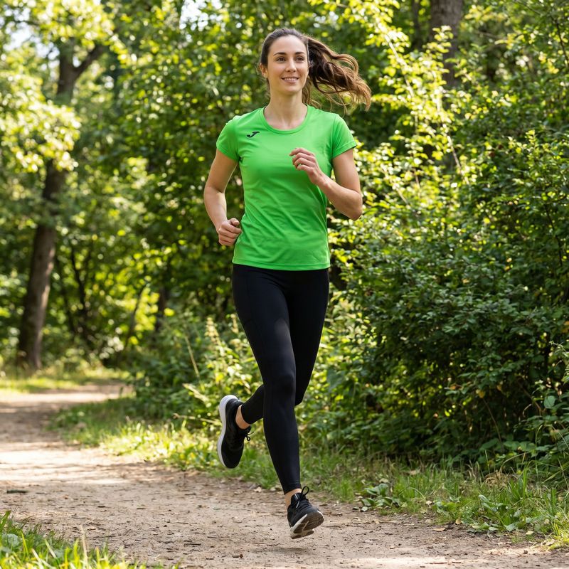 Tricou de alergare pentru femei  Joma Record II fluor green 8