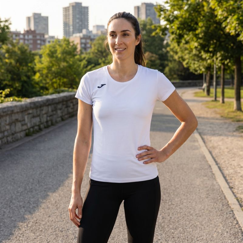 Tricou de alergat pentru femei Joma Record II white 4