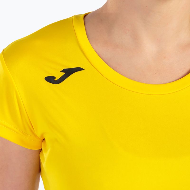 Tricou de alergat pentru femei Joma Record II yellow 4