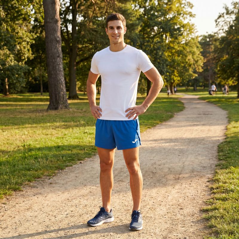 Pantaloni scurți de alergare pentru bărbați Joma Record II royal 9