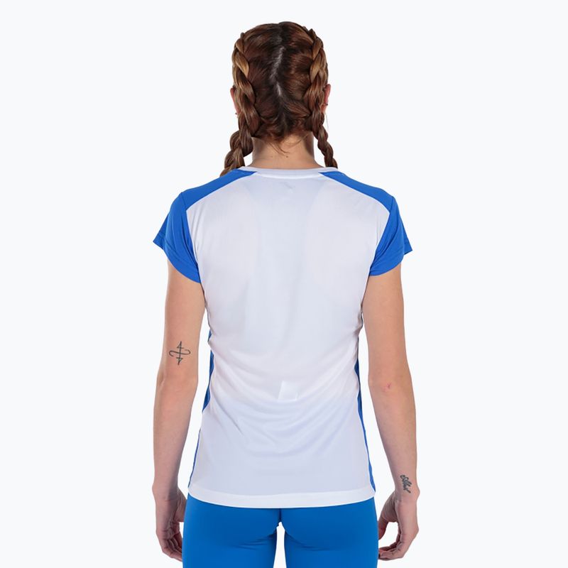 Tricou de alergare pentru femei  Joma Record II white/royal 4