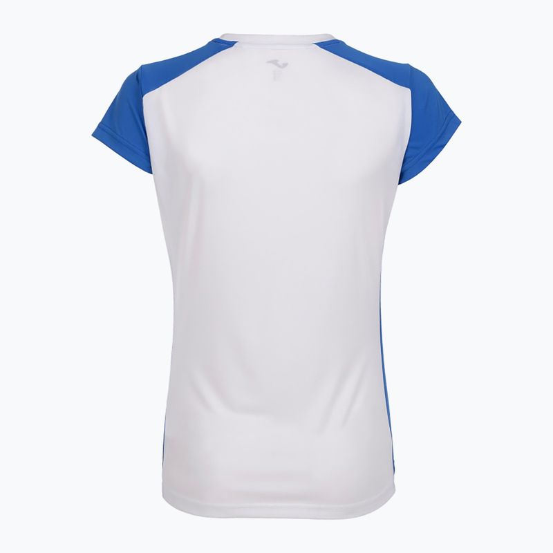 Tricou de alergare pentru femei  Joma Record II white/royal 7