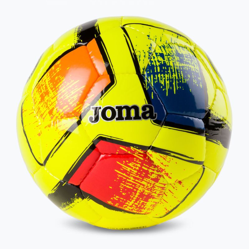 Joma Dali II fluor galben fotbal dimensiunea 5