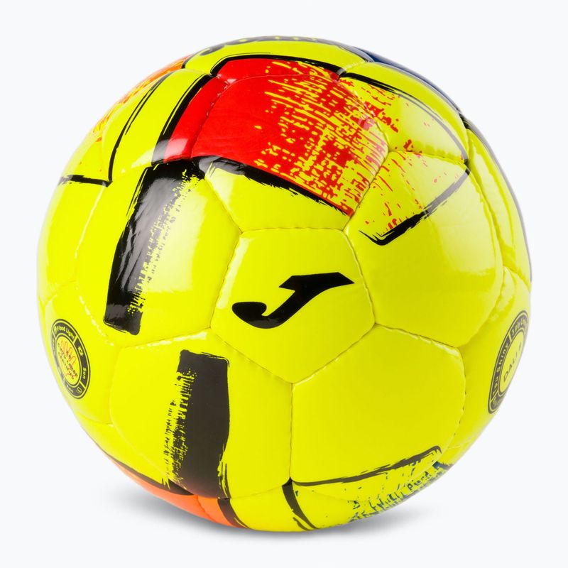 Joma Dali II fluor galben fotbal dimensiunea 4 3