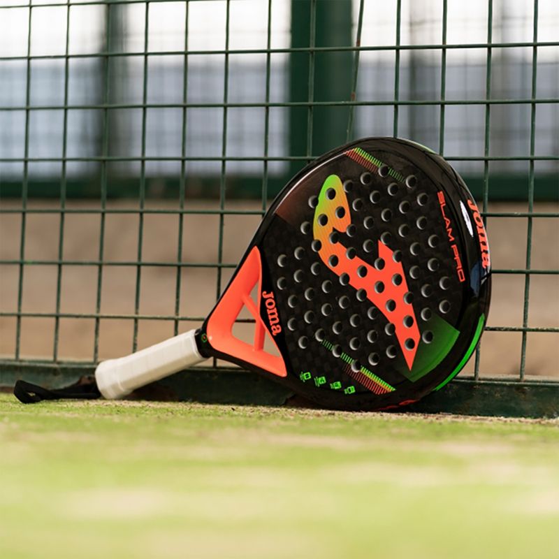 Rachetă de padel Joma Slam Pro Paddle black/fluor coral 6