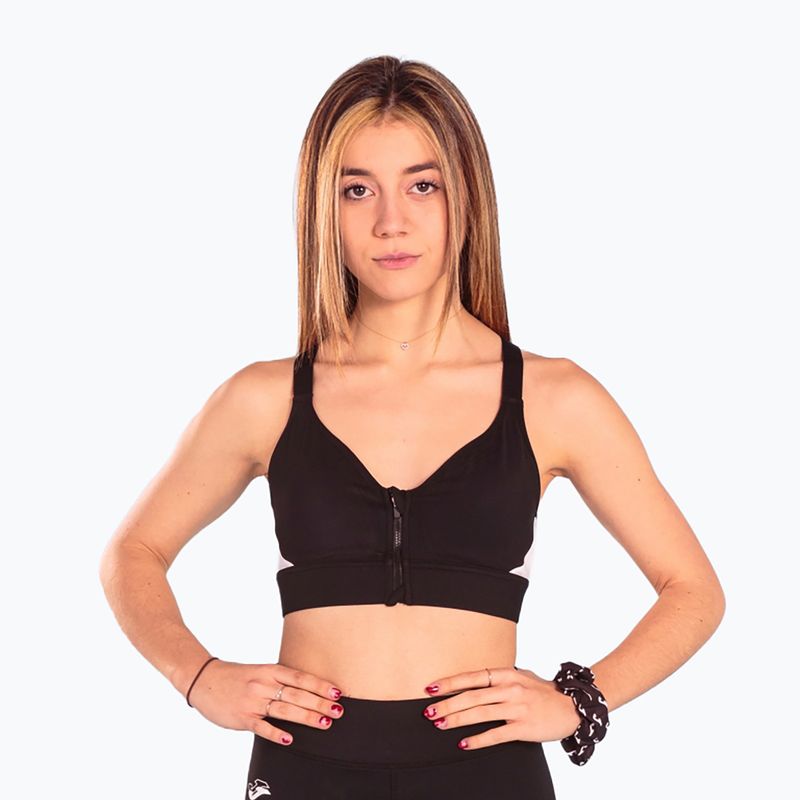 Joma Daphne Sport sutien de fitness alb/negru Joma Daphne Sport negru/alb