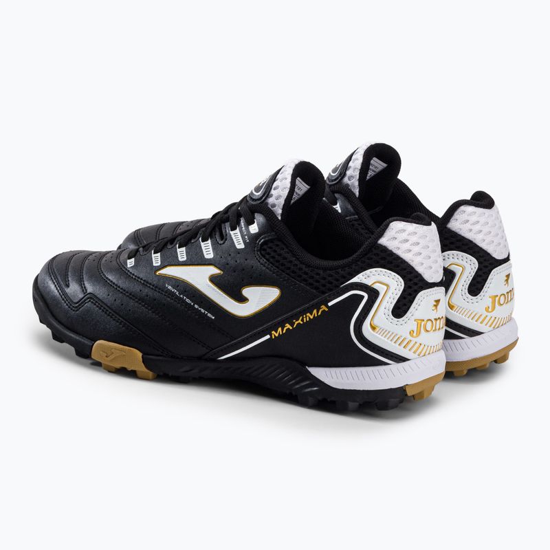 Ghete de fotbal Joma Maxima TF pentru bărbați, negru 3