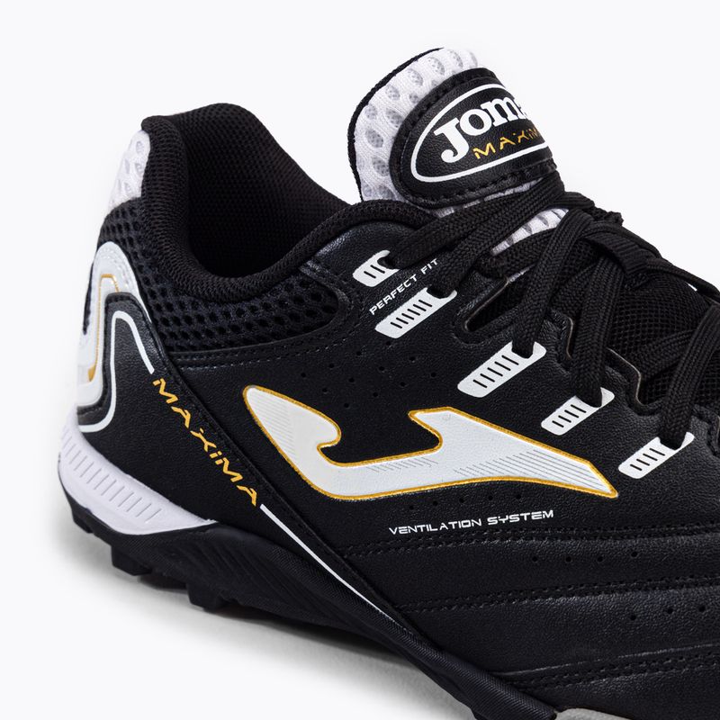 Ghete de fotbal Joma Maxima TF pentru bărbați, negru 8