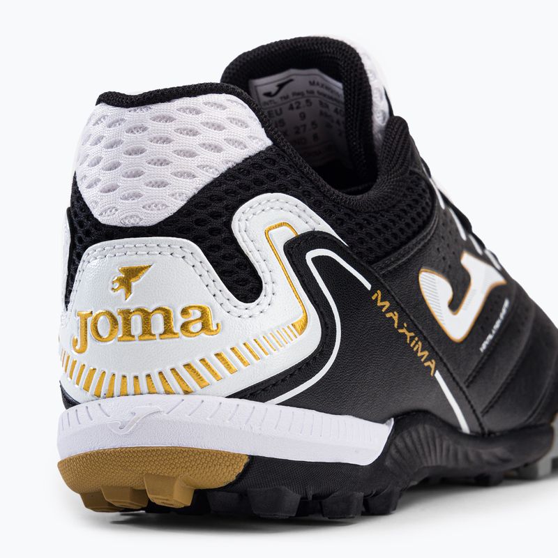 Ghete de fotbal Joma Maxima TF pentru bărbați, negru 9