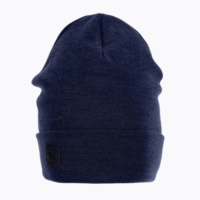Căciulă de iarnă BUFF Heavyweight Merino Wool Hat Solid, bleumarin, 111170 2