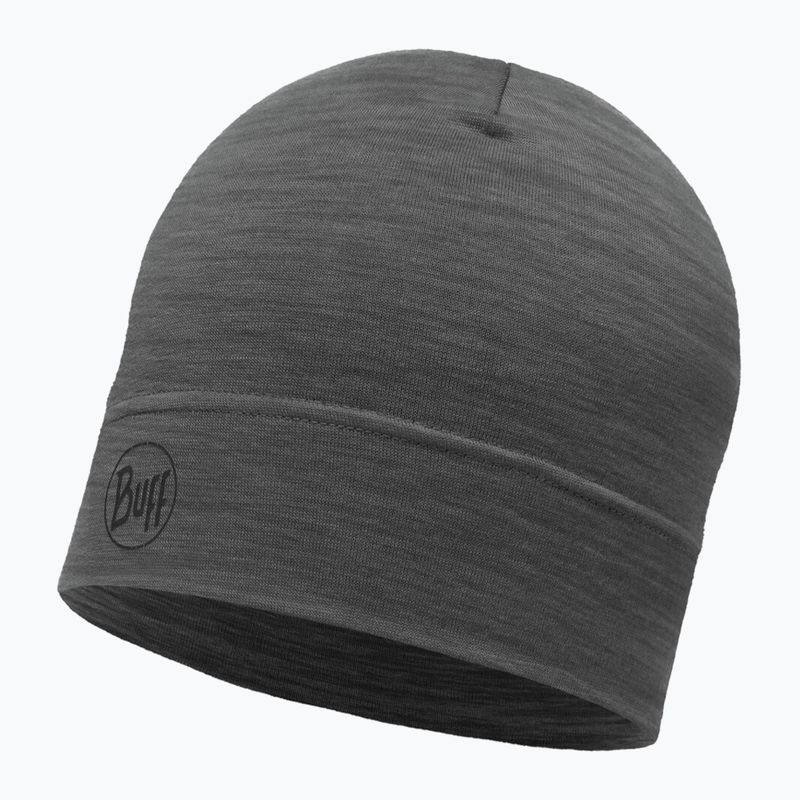 BUFF Pălărie ușoară din lână Merino Gri solid 113013.937.10.00 4