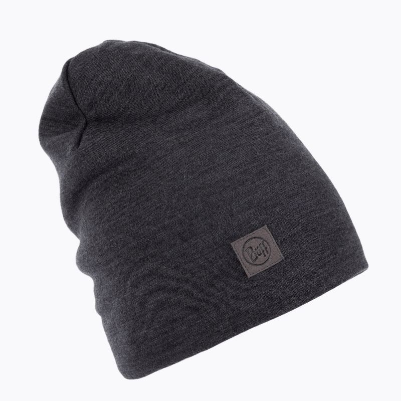 Căciulă Buff Heavyweight Merino Wool Hat Solid, gri, 113028