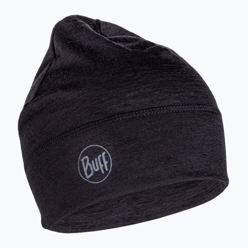 BUFF Pălărie ușoară din lână Merino Negru solid 113013.999.10.00