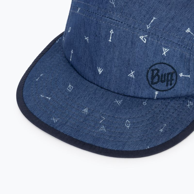 Șapcă pentru copii BUFF 5 Panel arrows denim/denim 3