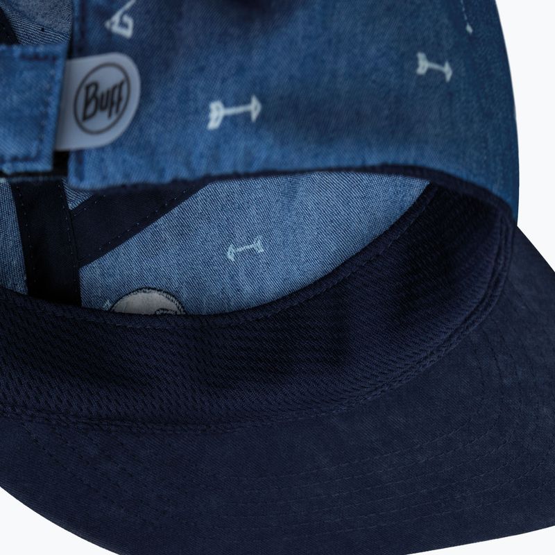 Șapcă pentru copii BUFF 5 Panel arrows denim/denim 3