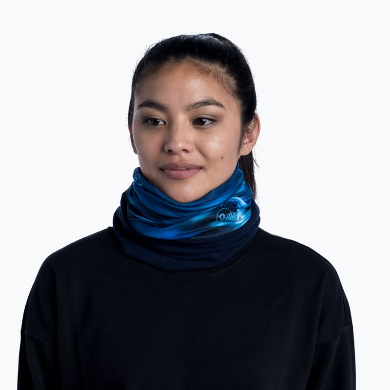 Sling multifuncțional BUFF Polar Shading albastru 120898.707.10.00 6