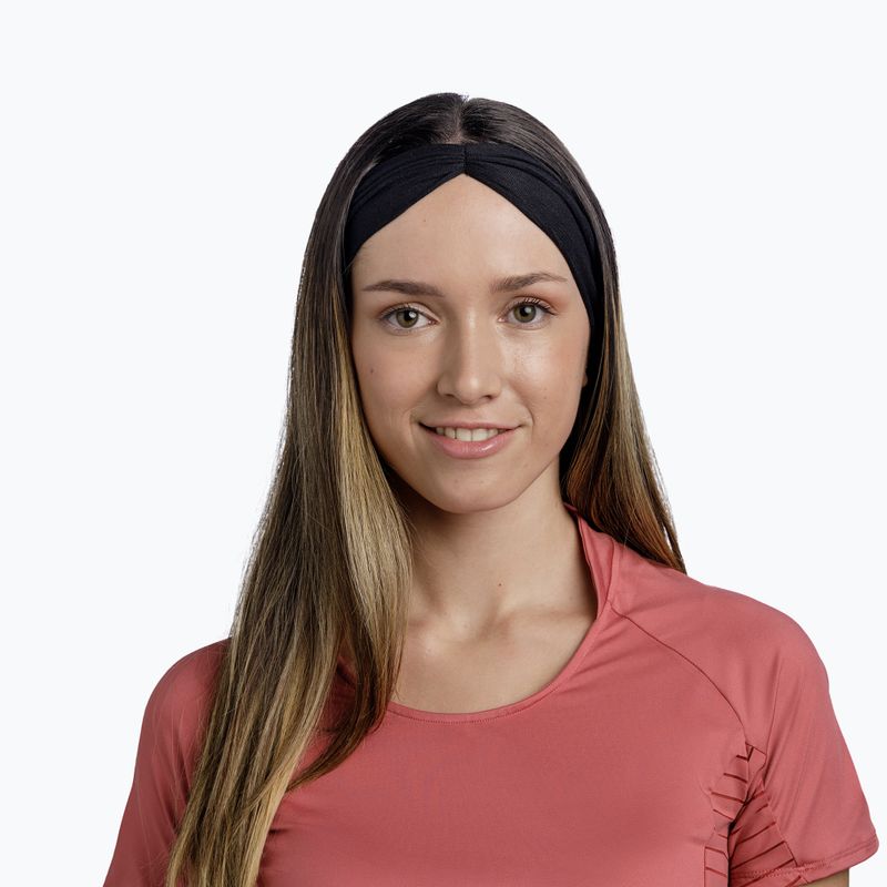 Bentiță BUFF CoolNet UV Ellipse solid black 3
