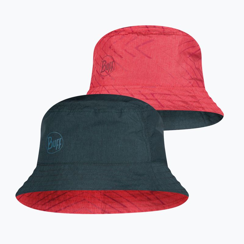 Pălărie BUFF Travel Bucket collage red 3