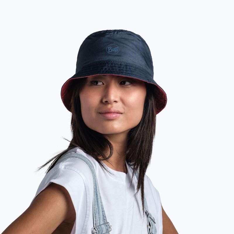 Pălărie BUFF Travel Bucket collage red 4