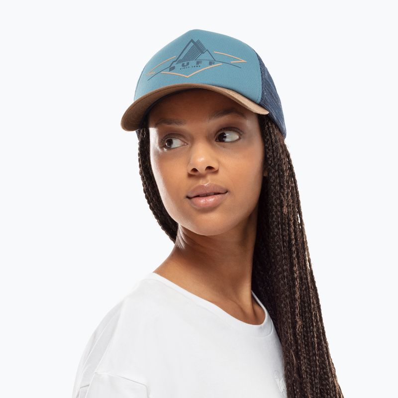 Șapcă tip trucker BUFF stone blue 7