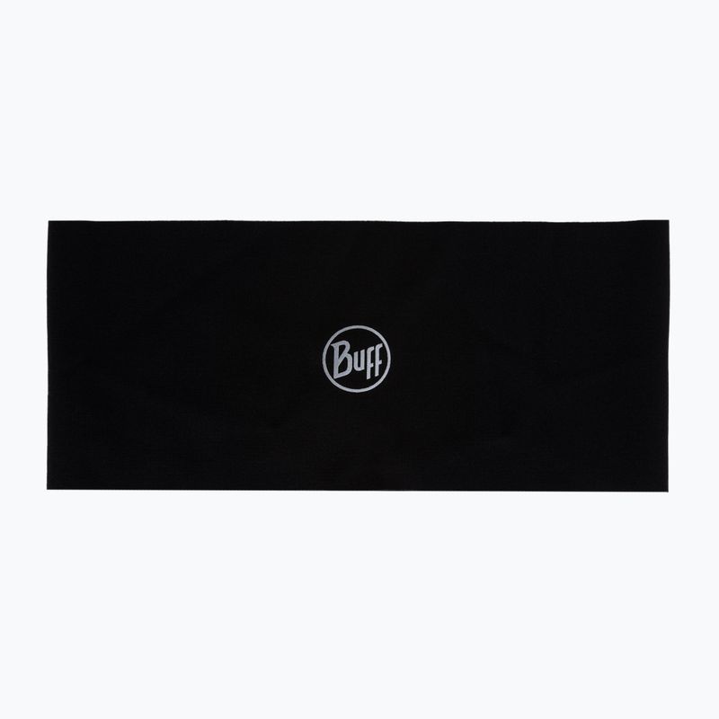 Bandă de cap BUFF Tech Fleece solidă neagră 124061.999.10.00 2