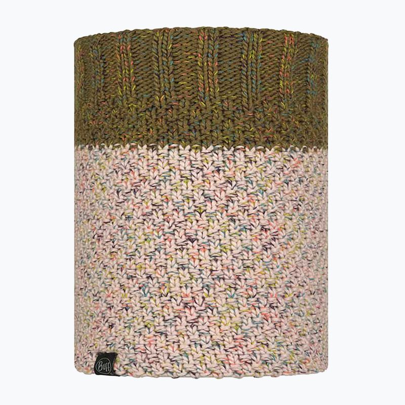 BUFF Knitted & Fleece Neckwarmer Janna verde 120704.512.10.00