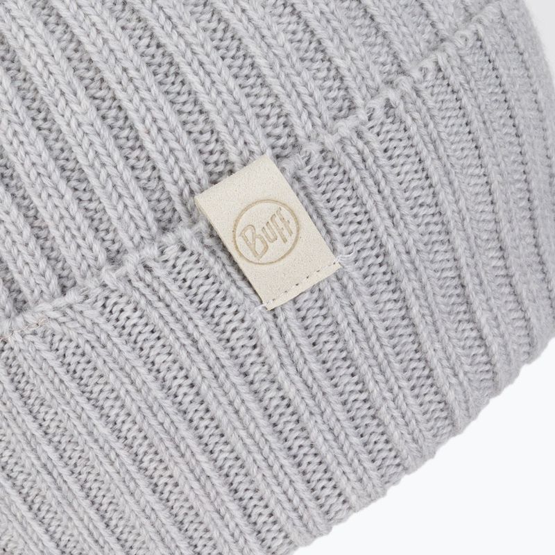 BUFF Merino Wool Knit 1Lhat Norval cap gri deschis 124242.933.10.00 3