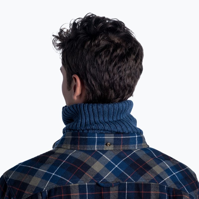 BUFF Knitted Neckwarmer Norval albastru marin 124244.788.10.00 7