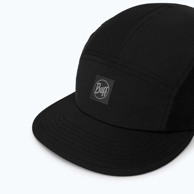 Șapcă BUFF 5 Panel Go solid black 3