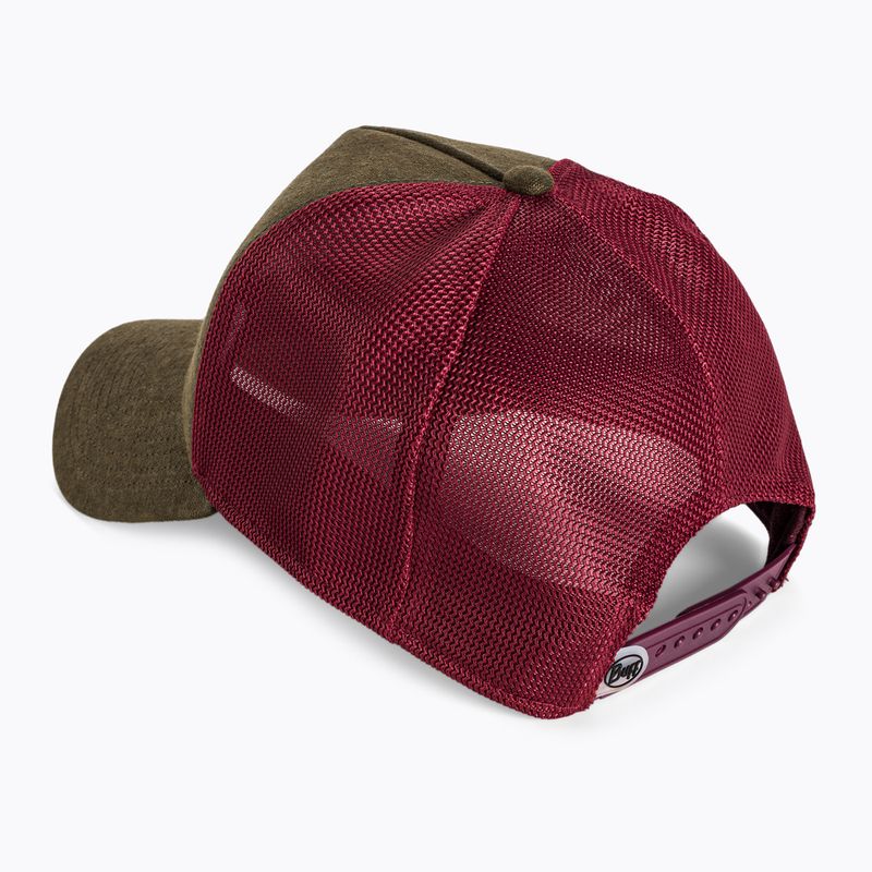 Șapcă de baseball BUFF Trucker Lowney verde 125364.854.30.00 3