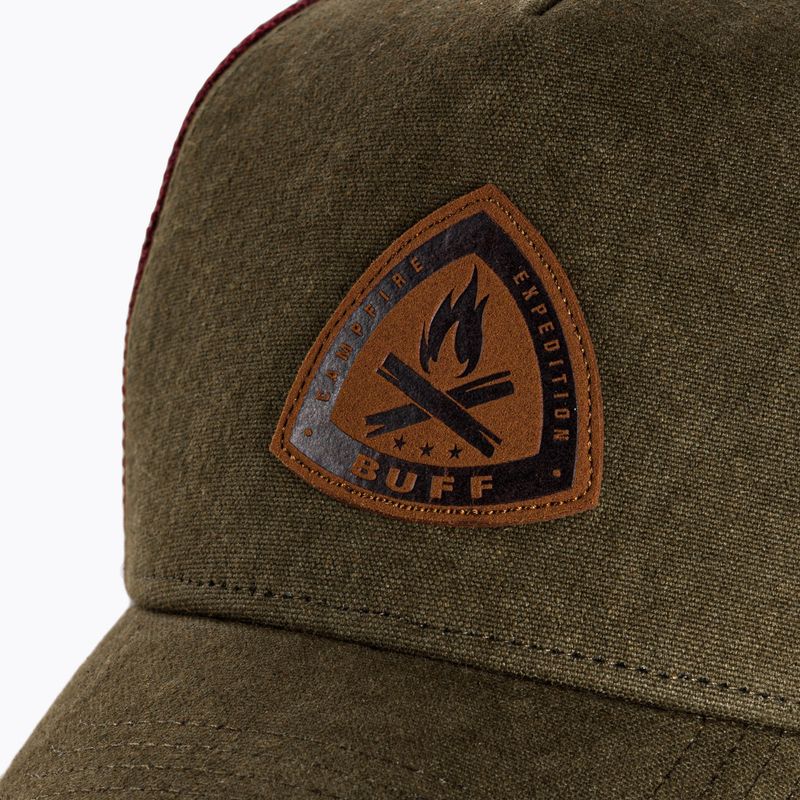 Șapcă de baseball BUFF Trucker Lowney verde 125364.854.30.00 5