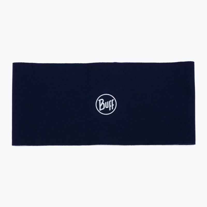 Bandă de cap din fleece BUFF Tech Fleece Solid albastru marin 124061.707.10.00 2