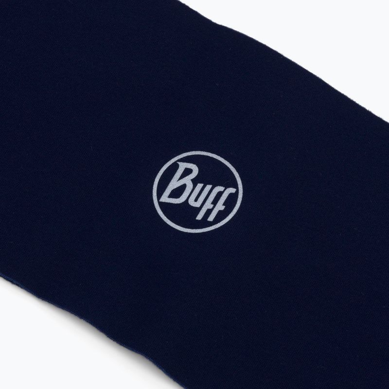 Bandă de cap din fleece BUFF Tech Fleece Solid albastru marin 124061.707.10.00 3