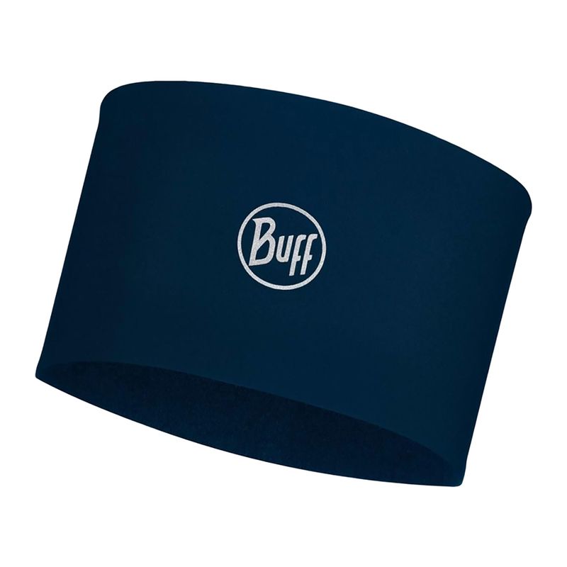 Bandă de cap din fleece BUFF Tech Fleece Solid albastru marin 124061.707.10.00 4