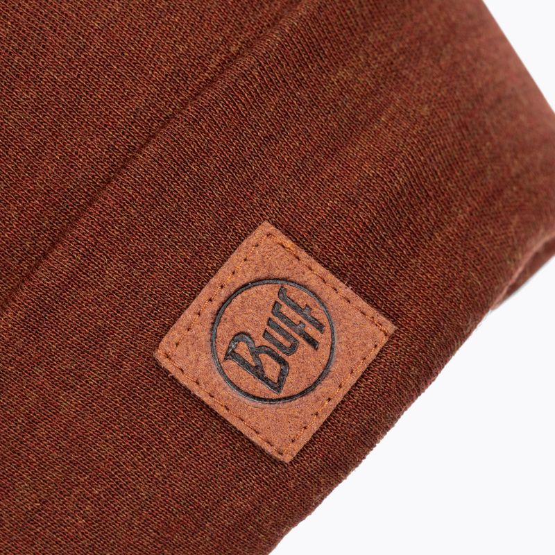 Căciulă Buff Heavyweight Merino Wool Hat, roșu, 111170 3
