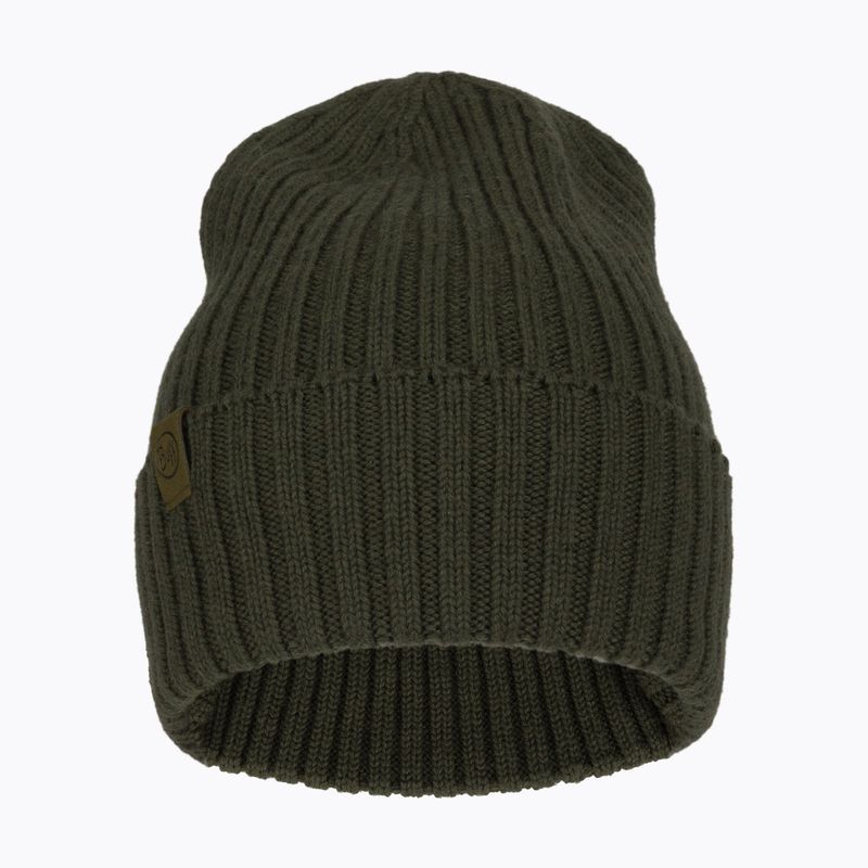 BUFF Merino Wool Knit 1Lhat Norval cap verde 124242.809.10.00 2